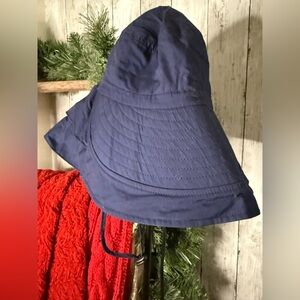 Women’s navy Blue Sun brim Hat